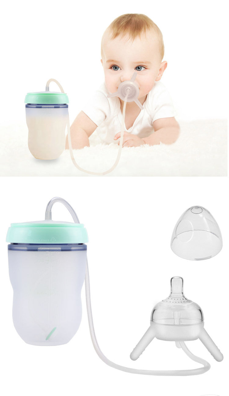 Kids Silicone Sippy Cup & Feeding Bottle – Perfect for Training Toddlers - Little Haven