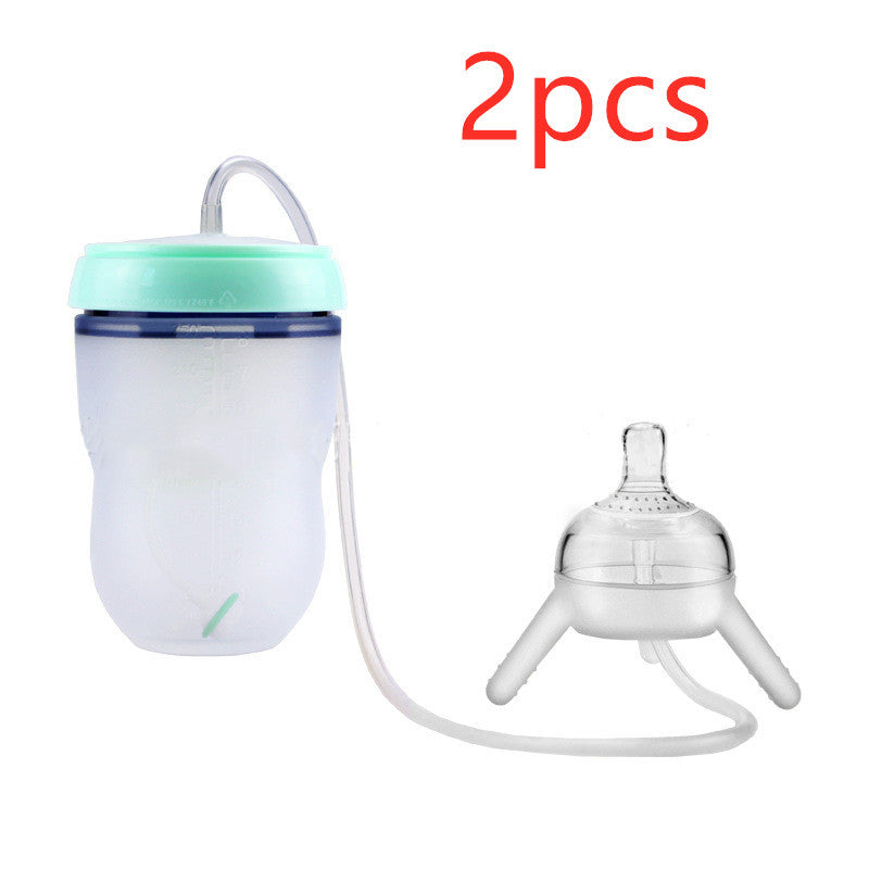 Kids Silicone Sippy Cup & Feeding Bottle – Perfect for Training Toddlers - Little Haven
