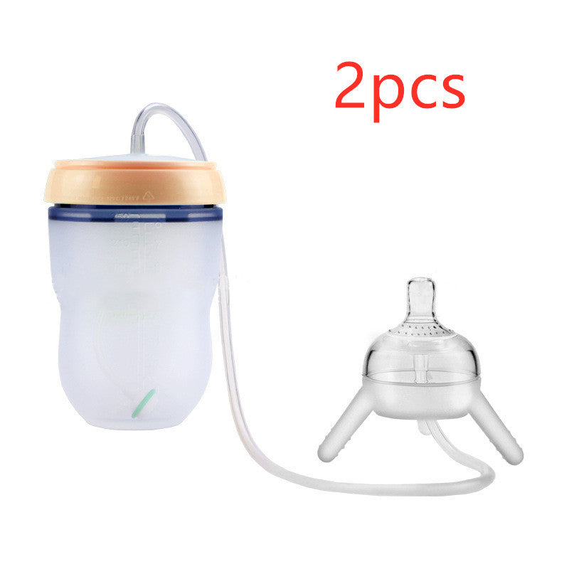Kids Silicone Sippy Cup & Feeding Bottle – Perfect for Training Toddlers - Little Haven