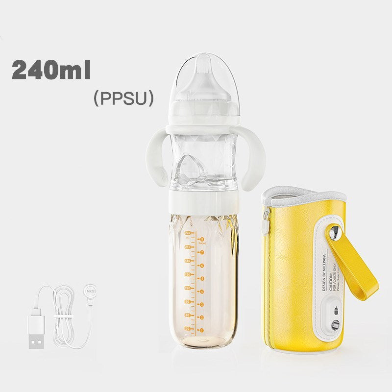 Newborn Usb Heating And Thermal Insulation Bottle Cover Quick Flush - Little Haven