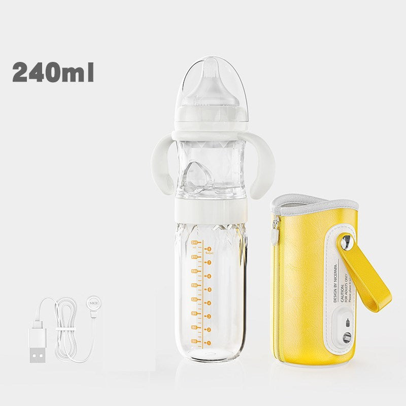 Newborn Usb Heating And Thermal Insulation Bottle Cover Quick Flush - Little Haven