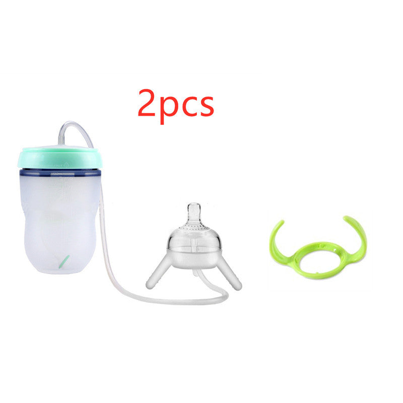 Kids Silicone Sippy Cup & Feeding Bottle – Perfect for Training Toddlers - Little Haven
