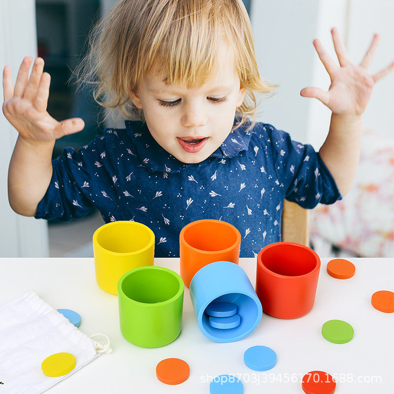 Baby Early Education Educational Toys Color Classification Cup - Little Haven