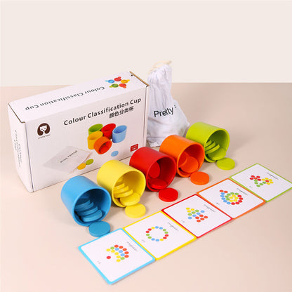 Baby Early Education Educational Toys Color Classification Cup - Little Haven